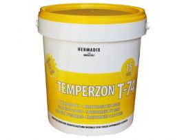 temperzon T74 per 15 ltr. kleur transparant-wit 